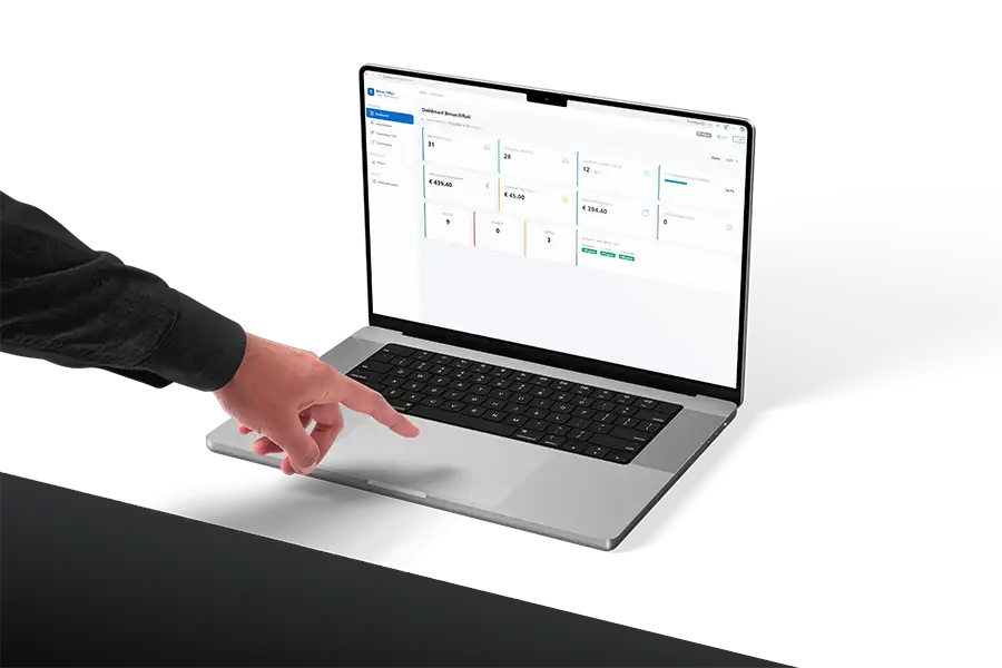 Dashboard Bonus Tariflow con statistiche pratiche: totale, lavorate, erogate e in attesa